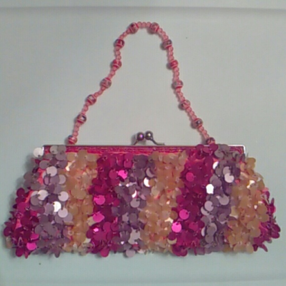 Sequins Clutch Purse NWT - Picture 2 of 3